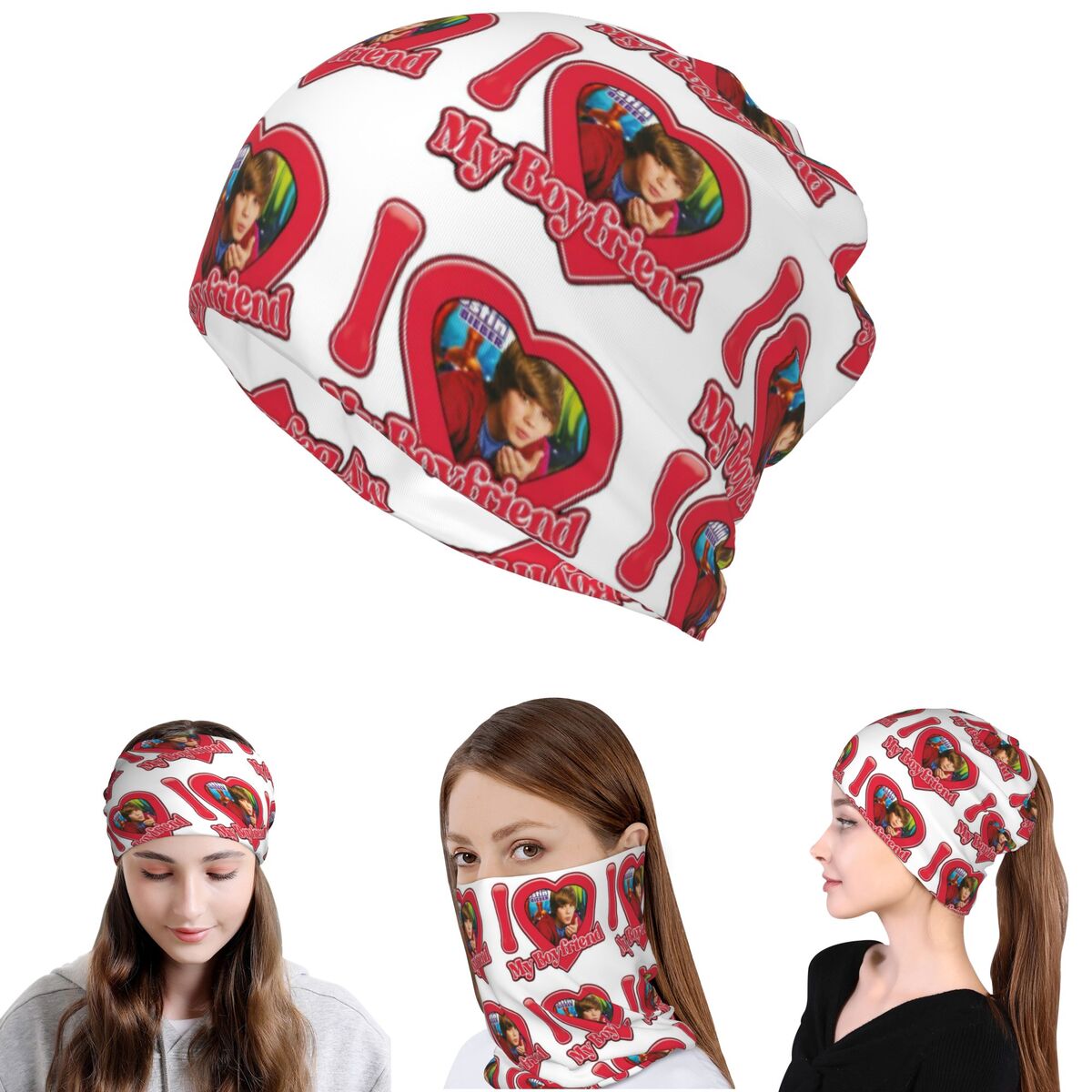 Knit Beanie Hat Warm - Popular Singe Justin Bieber JBiebs Bandana