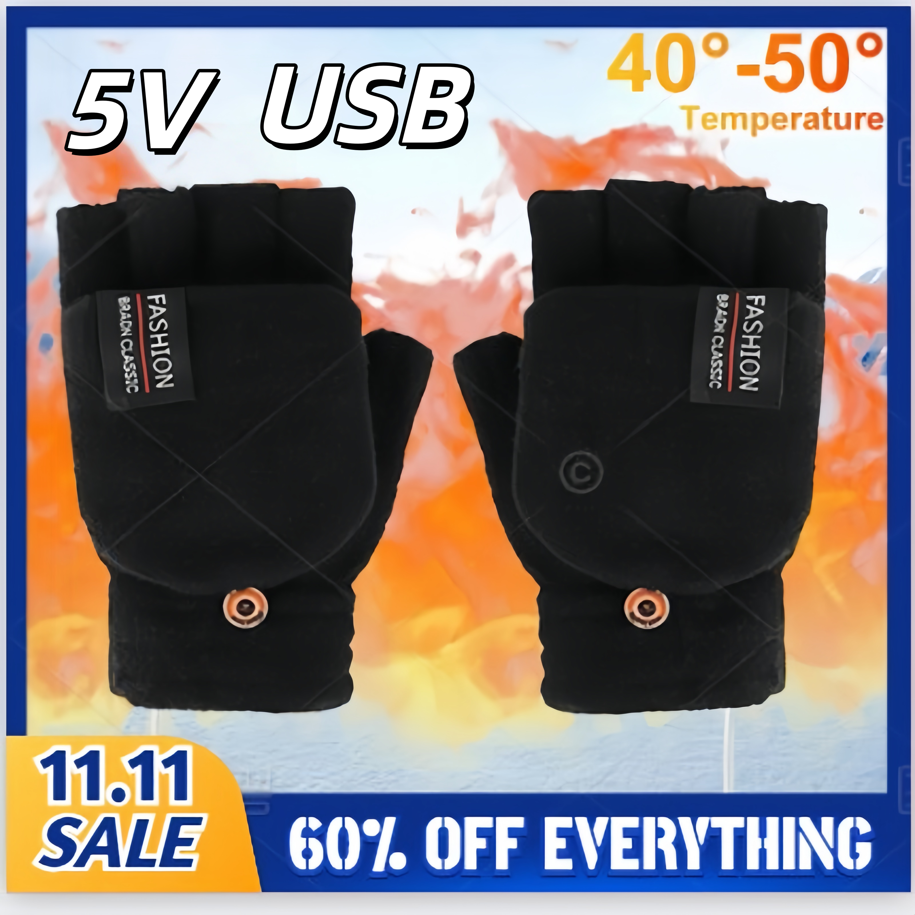 Electric USB Heating Gloves Ha - Hand Warmer Electric 评论和价格