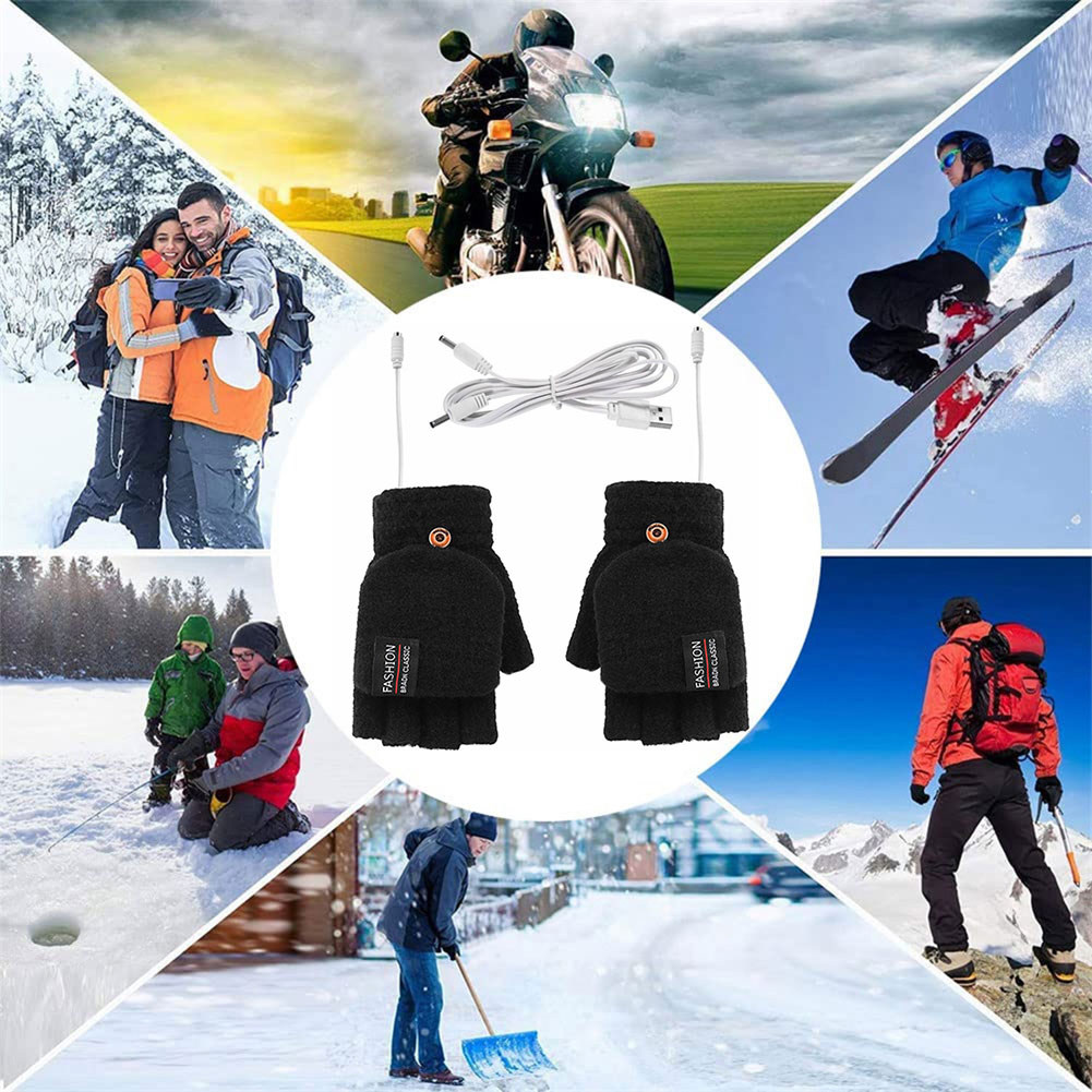 Electric USB Heating Gloves Ha - Hand Warmer Electric 评论和价格