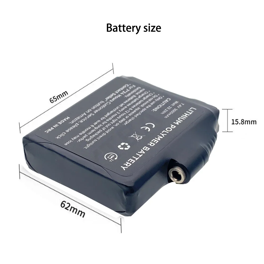 Gloves Battery 7.4V 3000mah Po - Heated Vest Battery 评论和价格