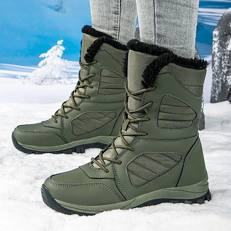 Winter high top thick cold res - Waterproof Winter Boot 评论和价格