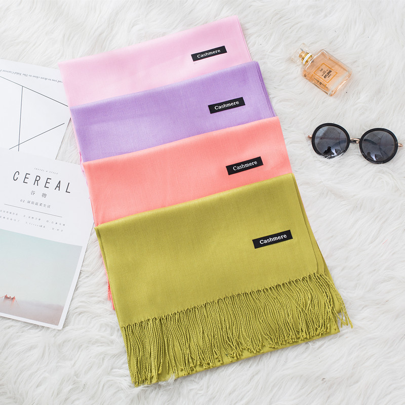 2024 Fashion Winter Women Scar - Cashmere Pashmina Wrap 评论和价格