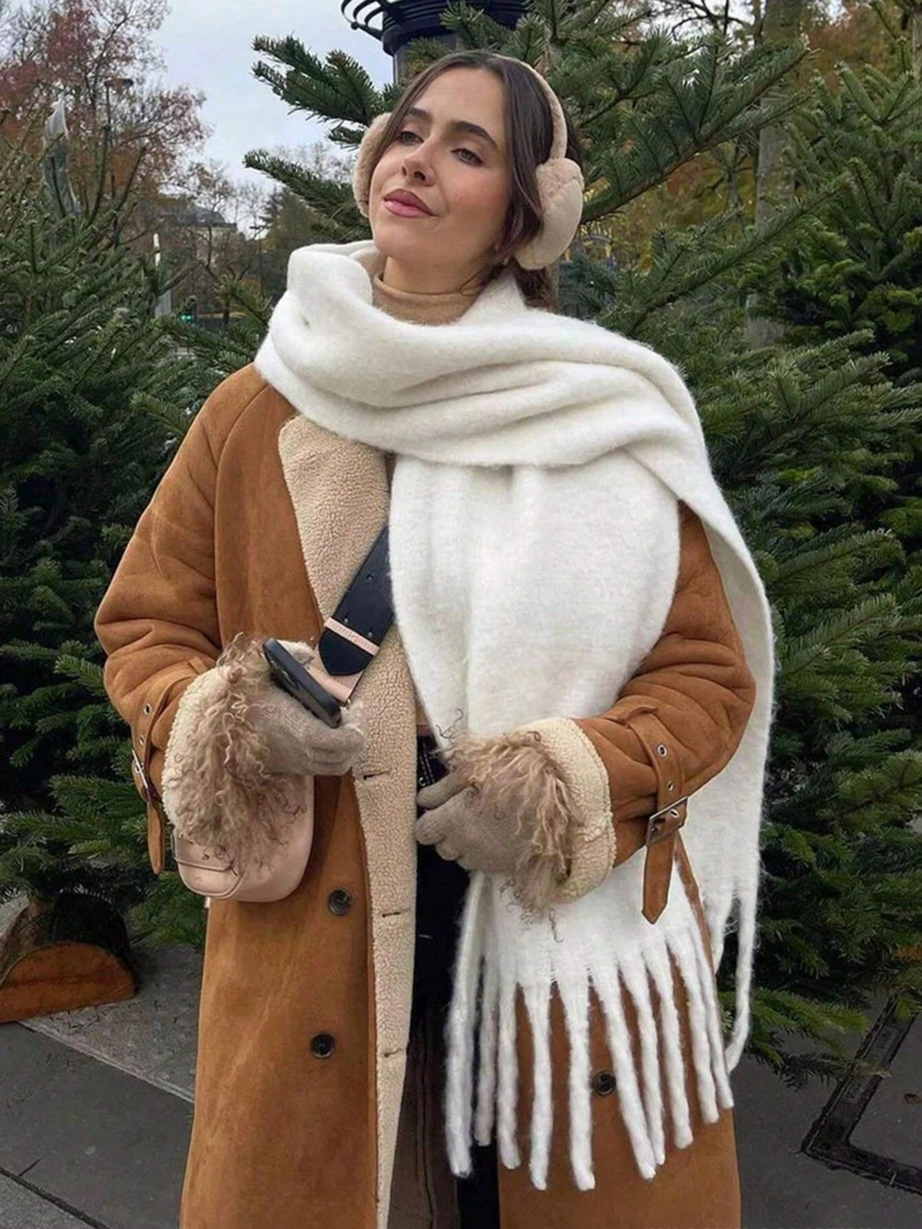 Winter Scarf Women Luxury Autu - Shawl Wrap Winter 评论和价格
