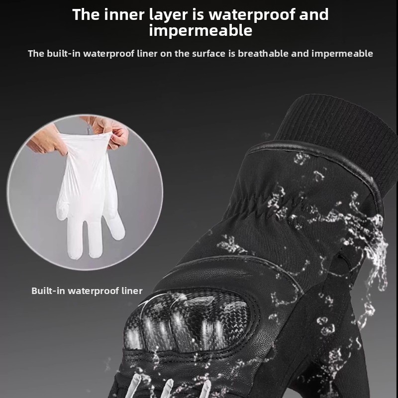 Winter Warm Motorcycle Gloves  - Touch Screen Gloves 评论和价格