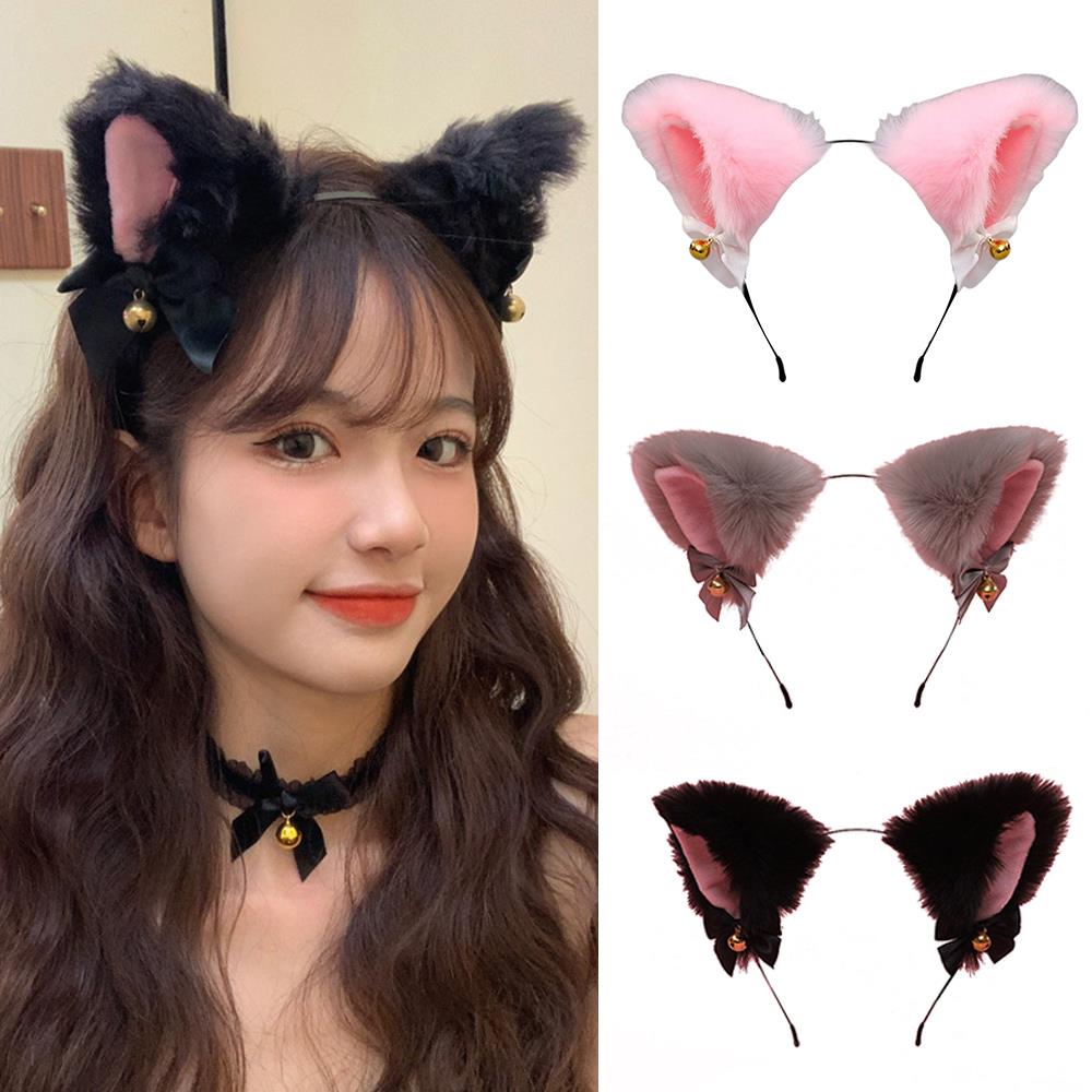 Spotted Dogs Folded Ear Hairba - Winter Headband Fleece 评论和价格