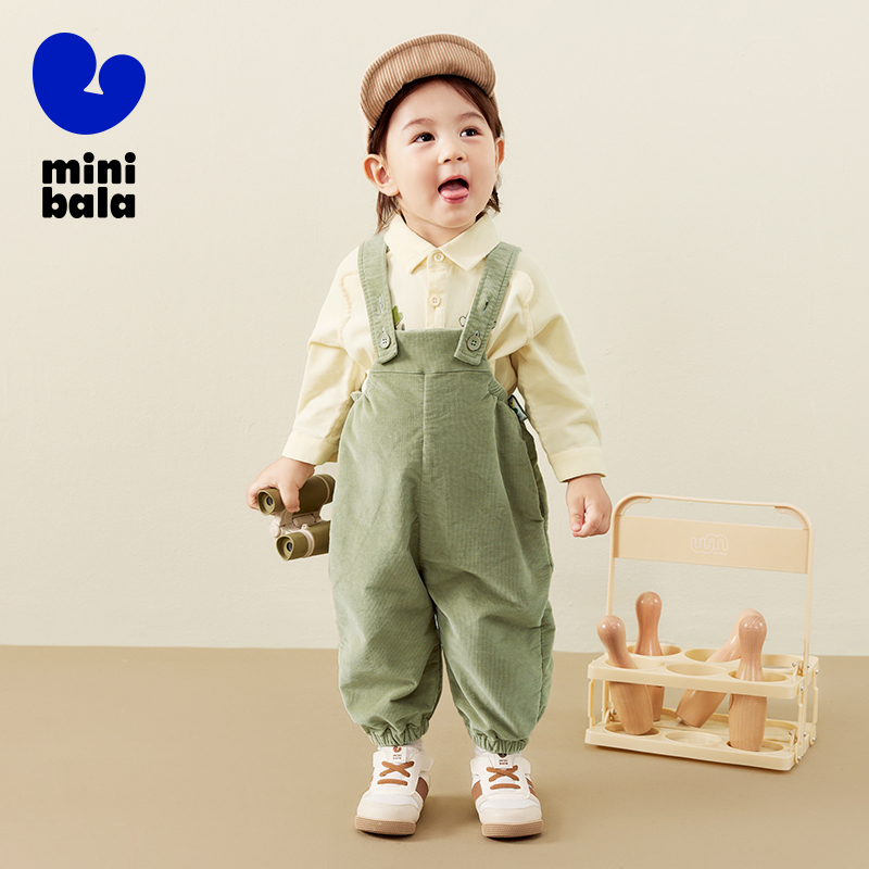 Mini Bala Kids Overalls Boys G - Corduroy Pant Warm 评论和价格