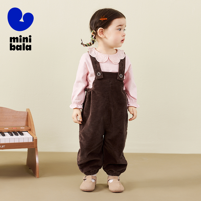 Mini Bala Kids Overalls Boys G - Corduroy Pant Warm 评论和价格