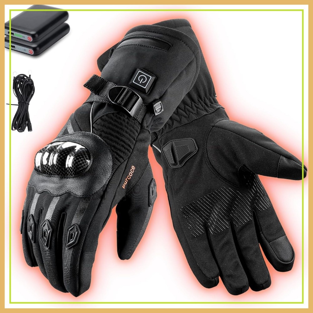 Heated Gloves with 3 Heat Sett - Touch Screen Gloves 评论和价格
