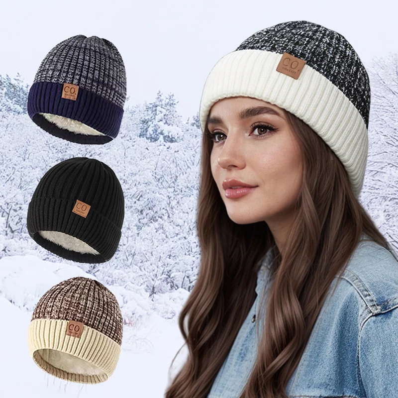 Women Brimless Cap Women Men W - Knit Beanie Hat Warm 评论和价格