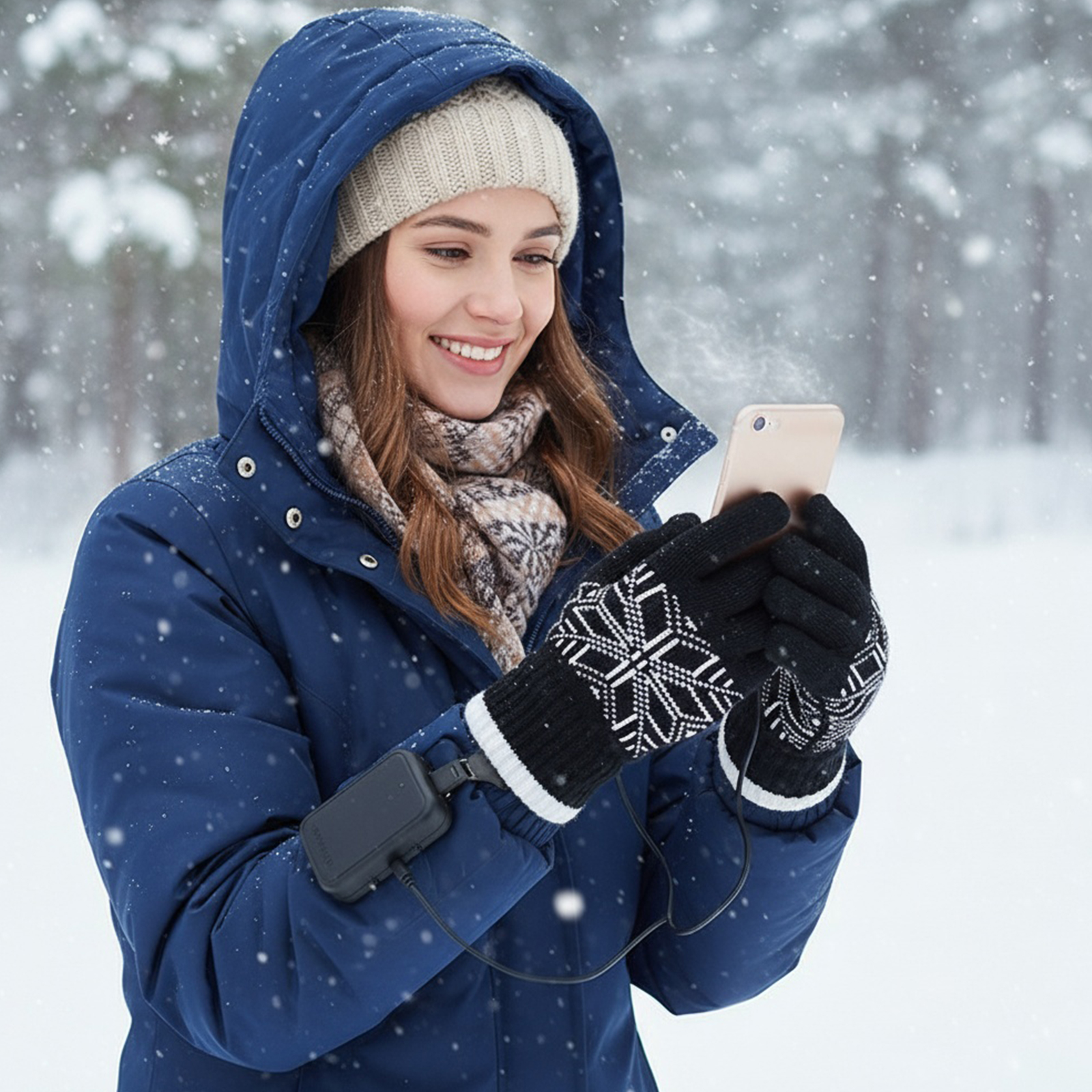 USB Touchscreen Hand Warmer Wi - Touch Screen Gloves 评论和价格