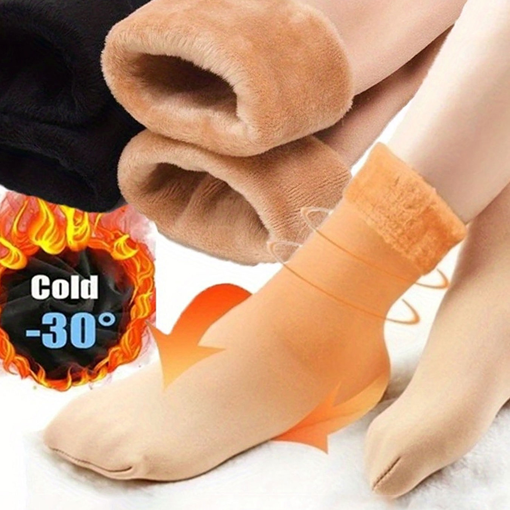 2/4 Pairs Winter Warm Thicken  - Thermal Sock Wool 评论和价格