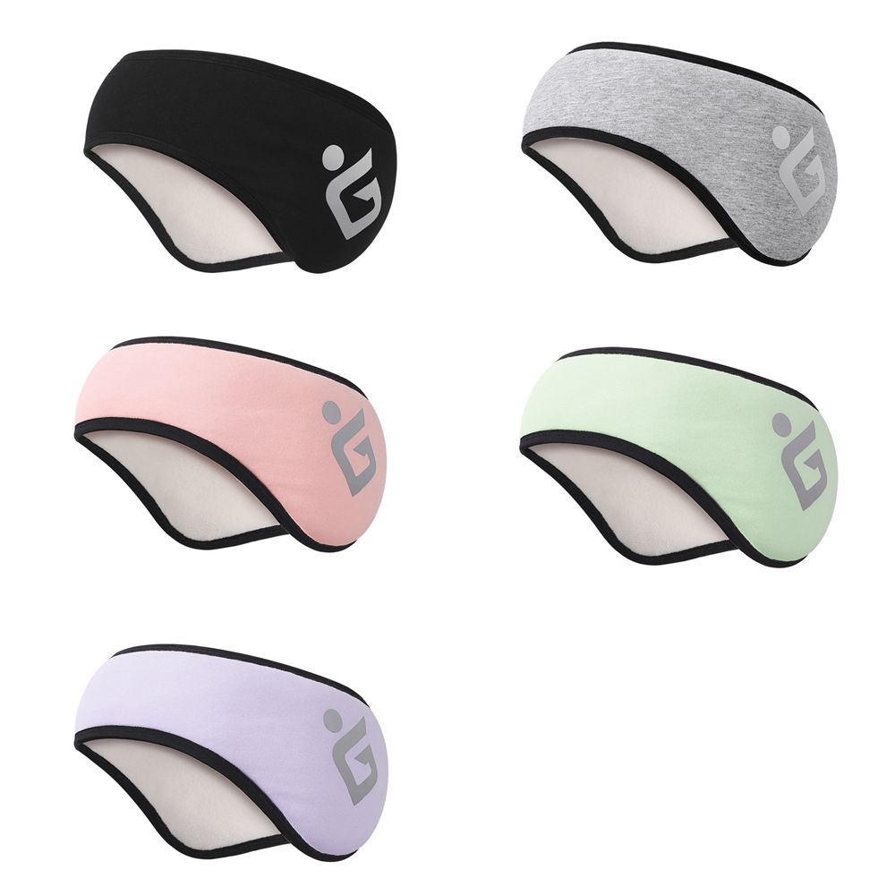 Windproof Hair Bands Headscarf - Fleece Ear Warmer Band 评论和价格