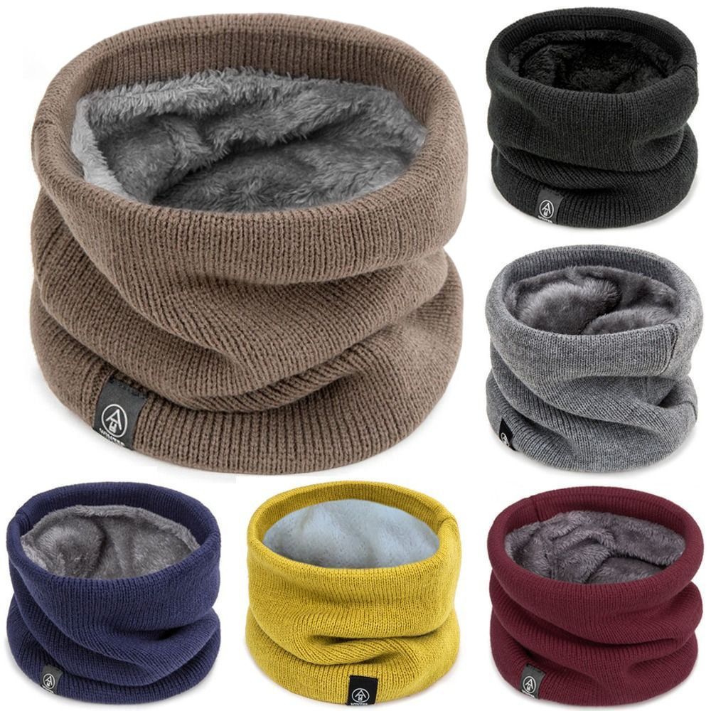 Fashion Soft Knitted Neck Warm - Wool Scarf Men 评论和价格