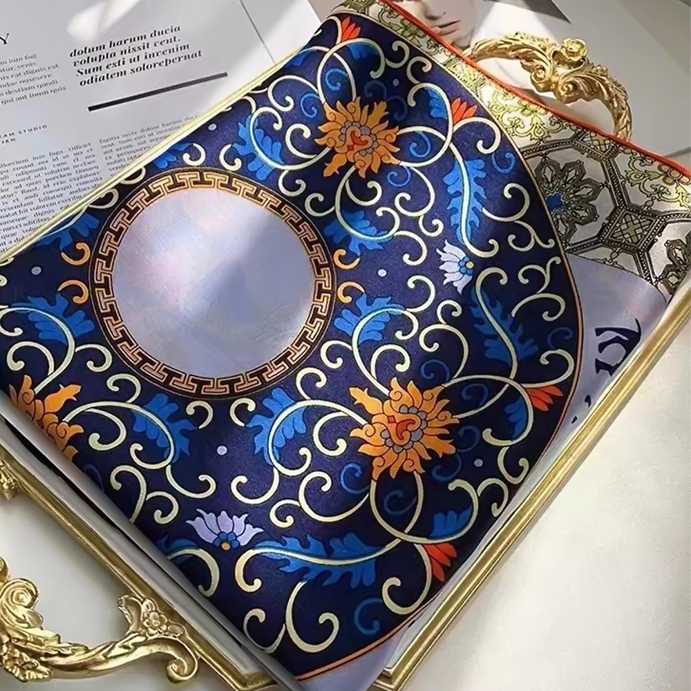 BYSIFA|Blue Luxury Femmes 100% - Shawl Wrap Winter 评论和价格