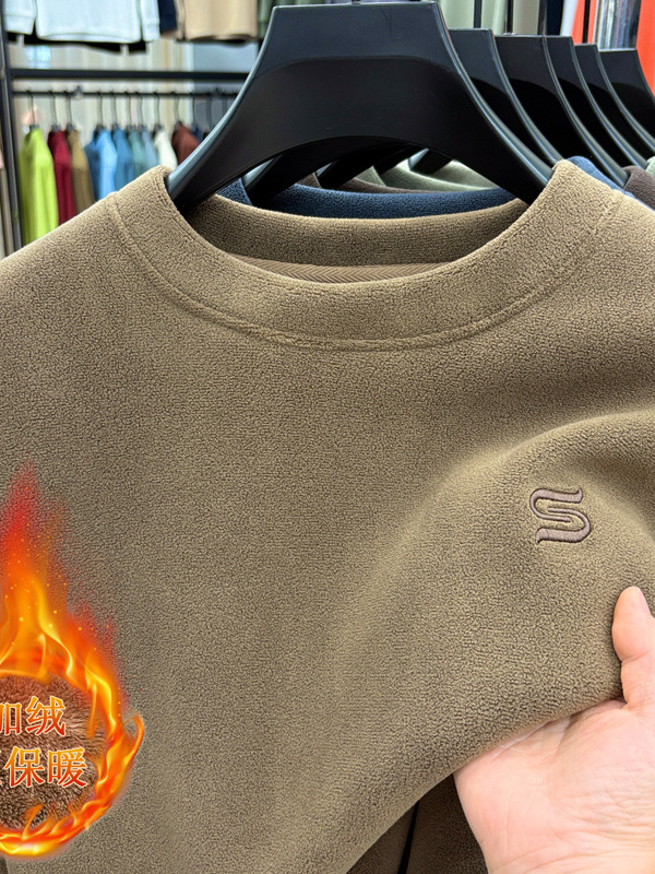2025 Winter Men's Fleece Lined - Flannel Shirt Lined 评论和价格