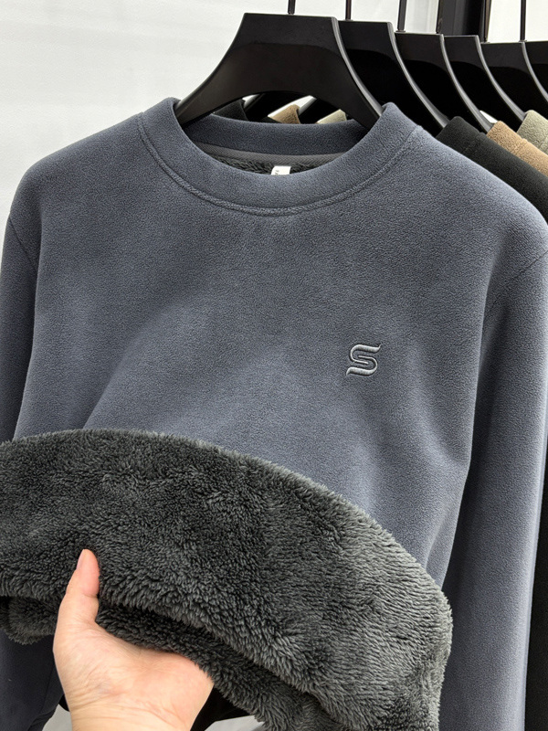 2025 Winter Men's Fleece Lined - Flannel Shirt Lined 评论和价格