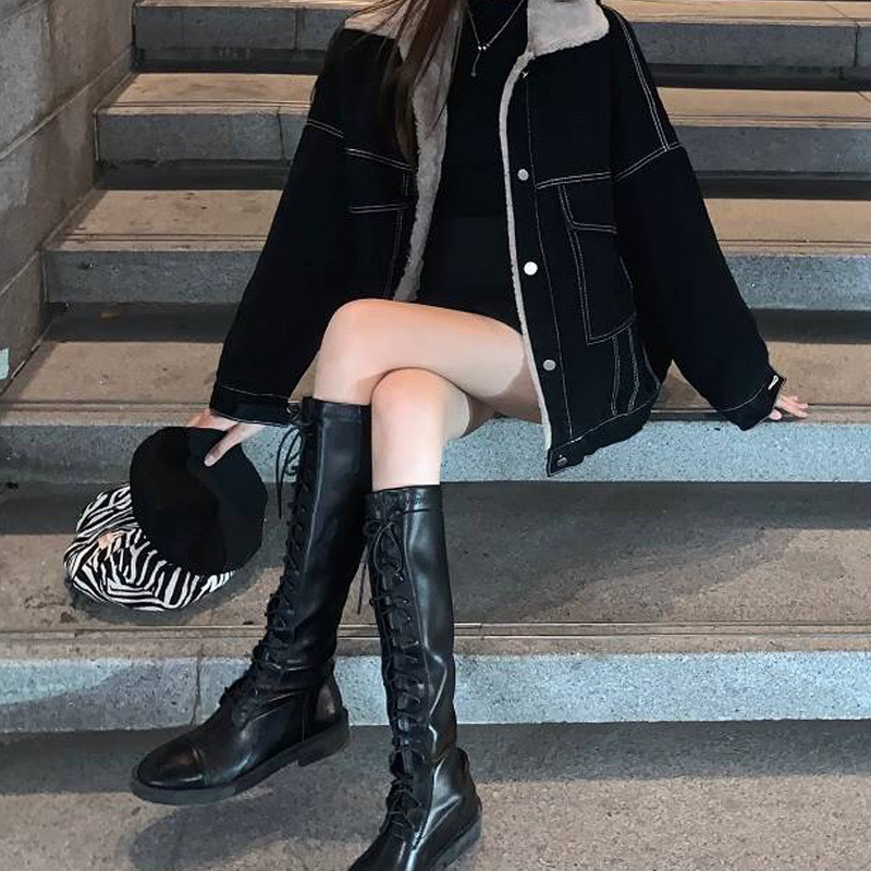 Women Denim Coat Thick Lapel S - Down Jacket Packable 评论和价格