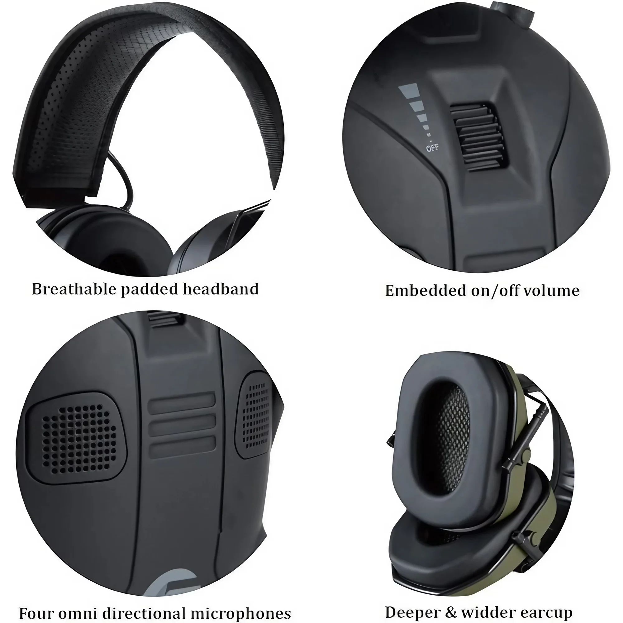 Foldable Tactical Noise Cancel - Earmuffs Foldable 评论和价格