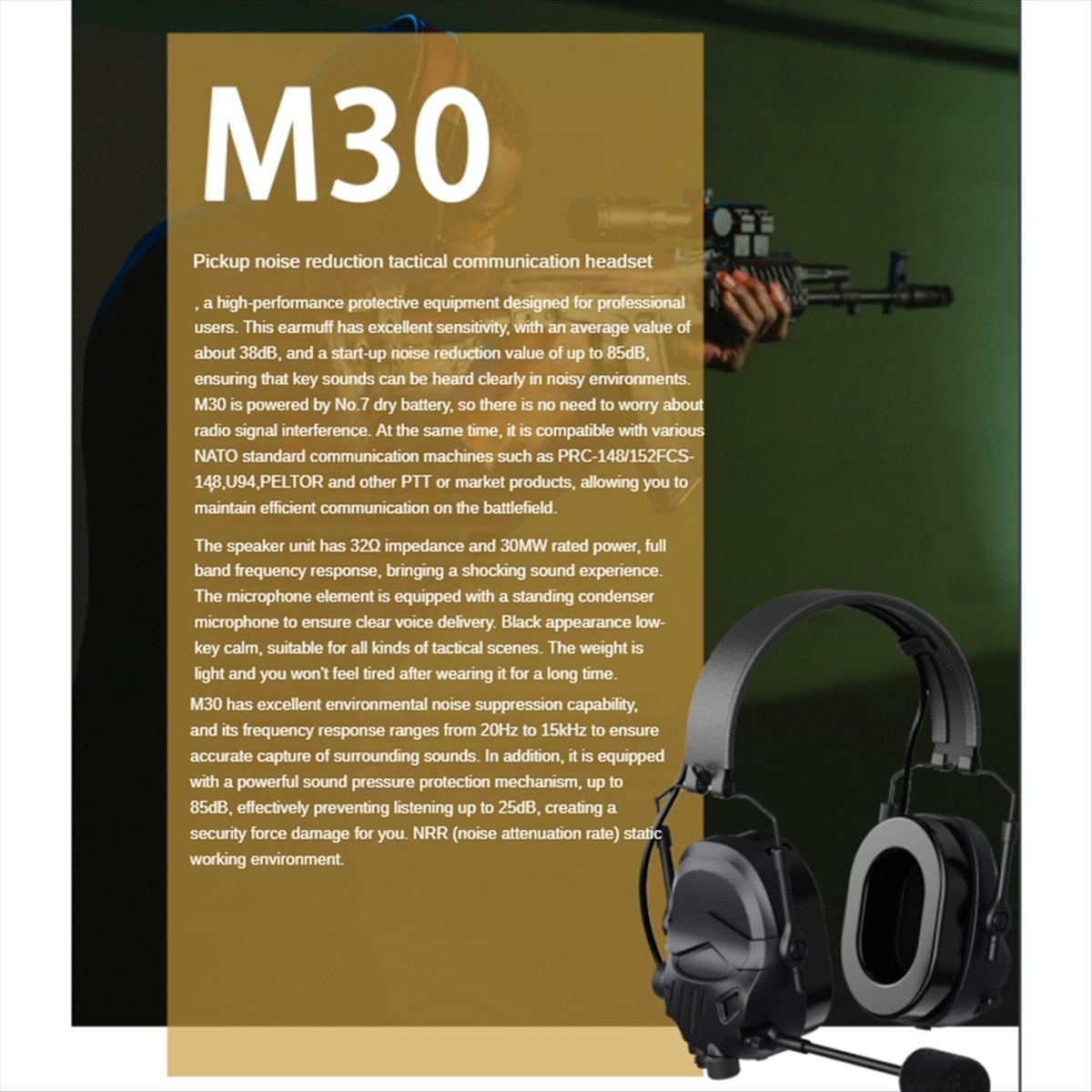 A64I  Headset with Microphone  - Earmuffs Foldable 评论和价格
