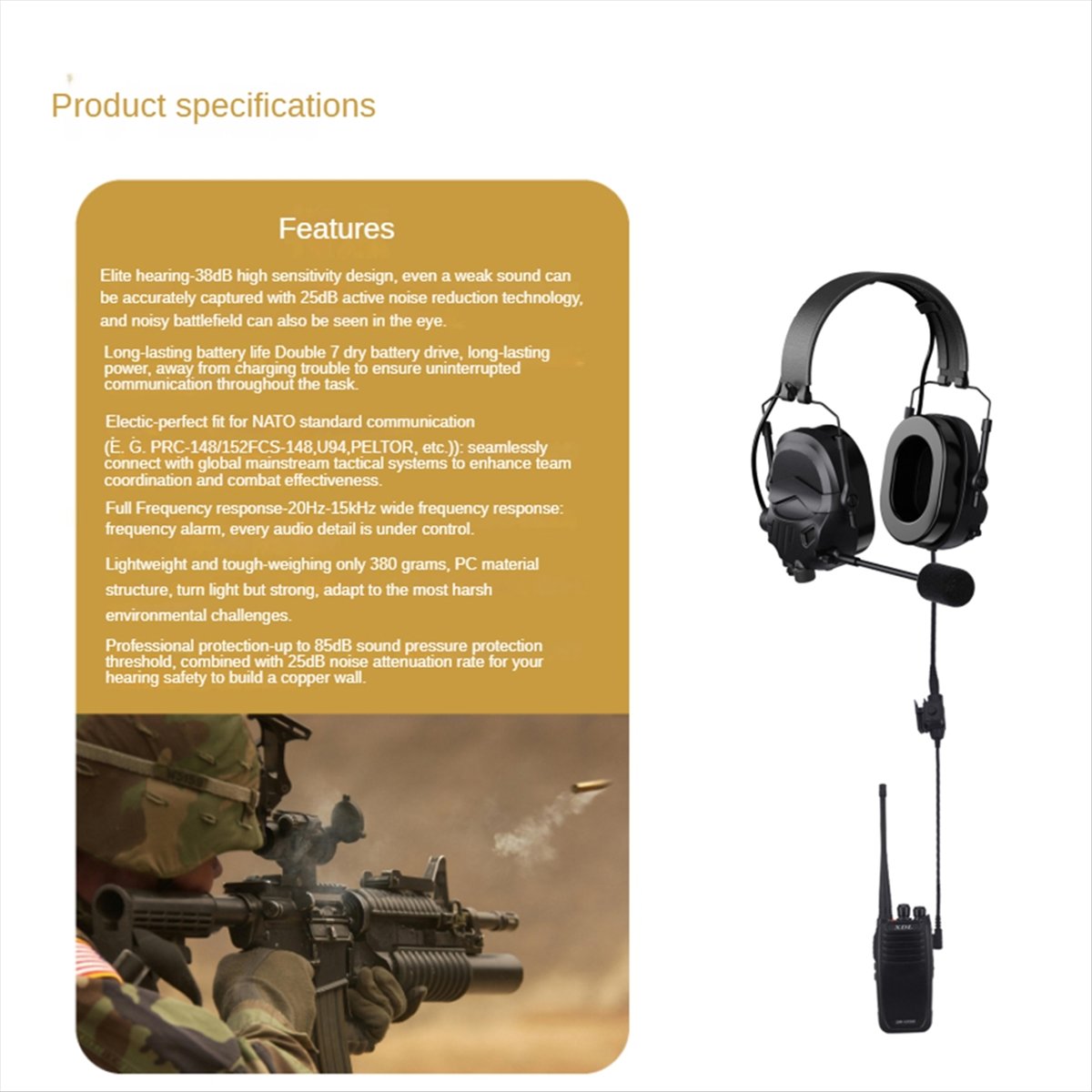A64I  Headset with Microphone  - Earmuffs Foldable 评论和价格