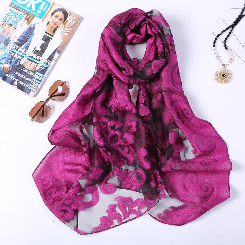 Hot Selling 180*70 Organza Sil - Shawl Wrap Winter 评论和价格