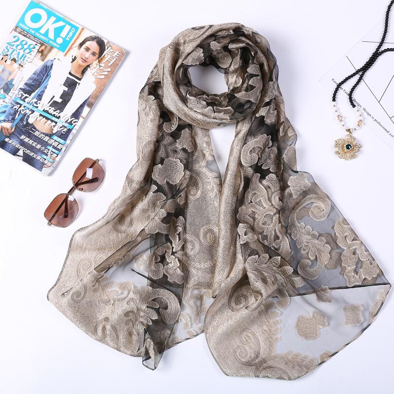 Hot Selling 180*70 Organza Sil - Shawl Wrap Winter 评论和价格
