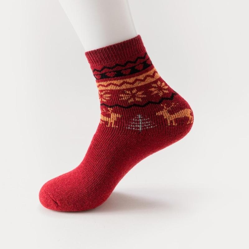 5 Pairs Men's Faux Wool Socks  - Thermal Sock Wool 评论和价格