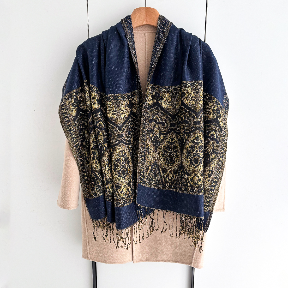 Luxury Scarf For Women Autumn  - Cashmere Pashmina Wrap 评论和价格