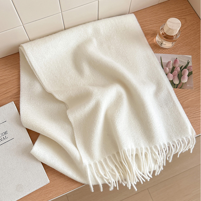 100% Wool Winter Scarf 31 Soli - Shawl Wrap Winter 评论和价格