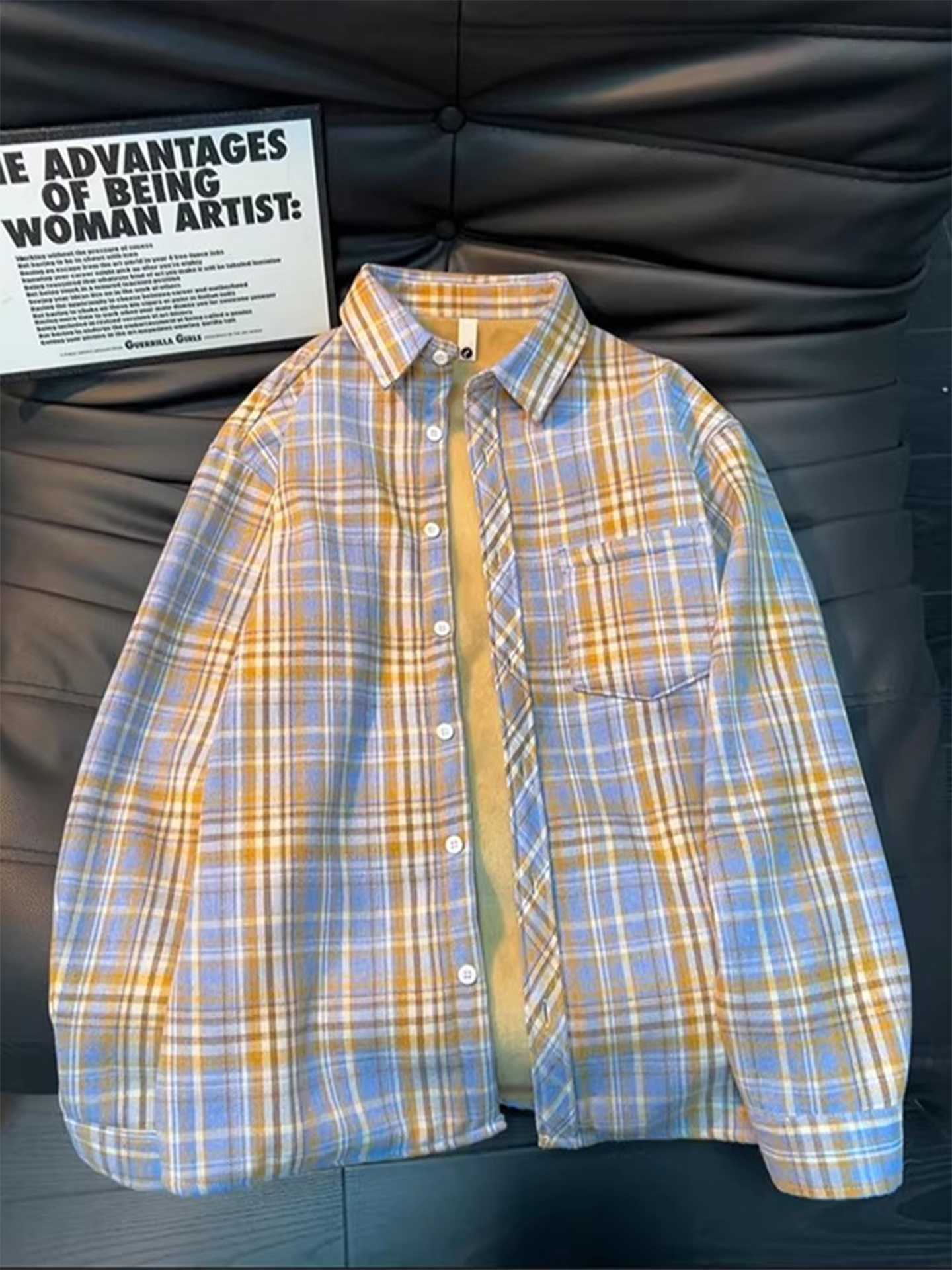 Men's Vintage Plaid Flannel Sh - Flannel Shirt Lined 评论和价格