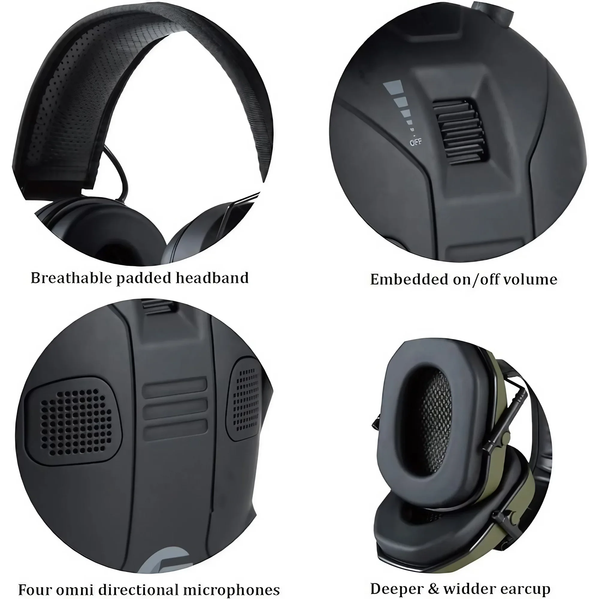 Tactical Foldable Earmuffs 360 - Earmuffs Foldable 评论和价格