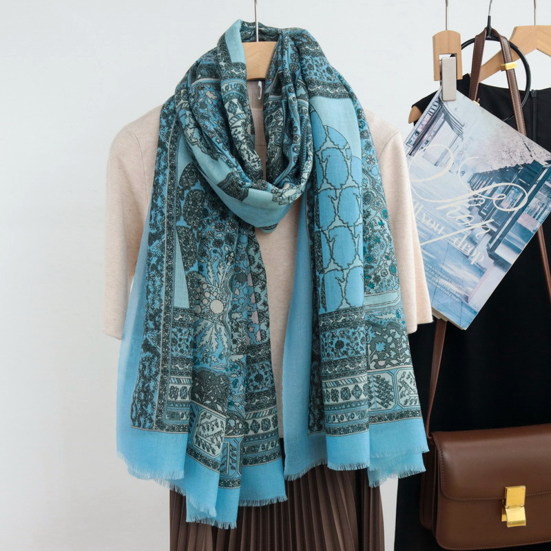Tassels Long Scarf Luxury Bran - Cashmere Pashmina Wrap 评论和价格