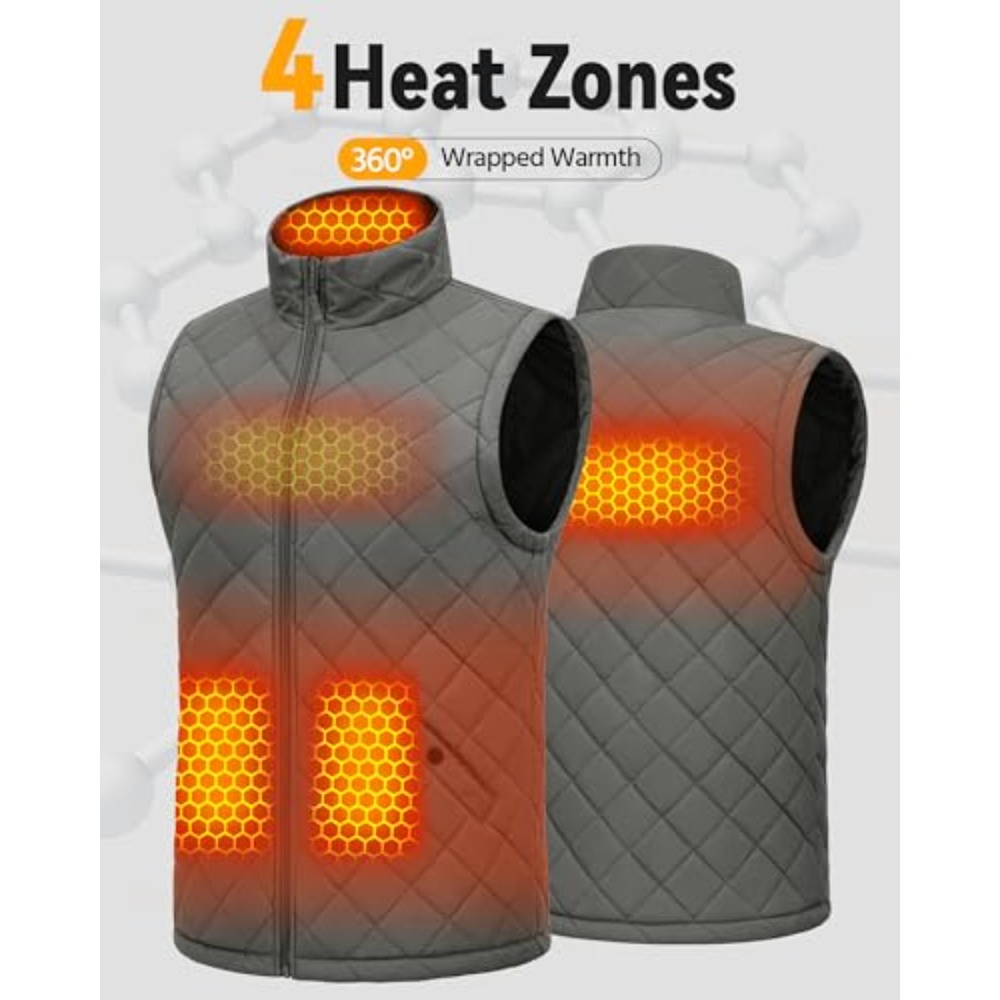 Wulcea Graphene Heated Vest Fo - Heated Vest Battery 评论和价格