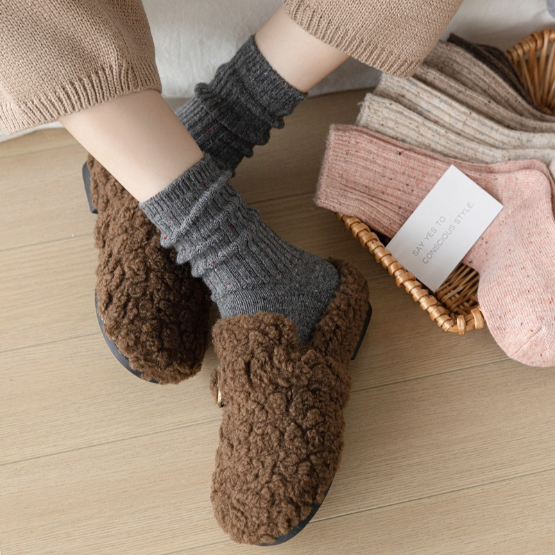Wool Cashmere Women Socks Autu - Thermal Sock Wool 评论和价格
