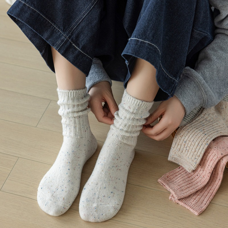 Wool Cashmere Women Socks Autu - Thermal Sock Wool 评论和价格
