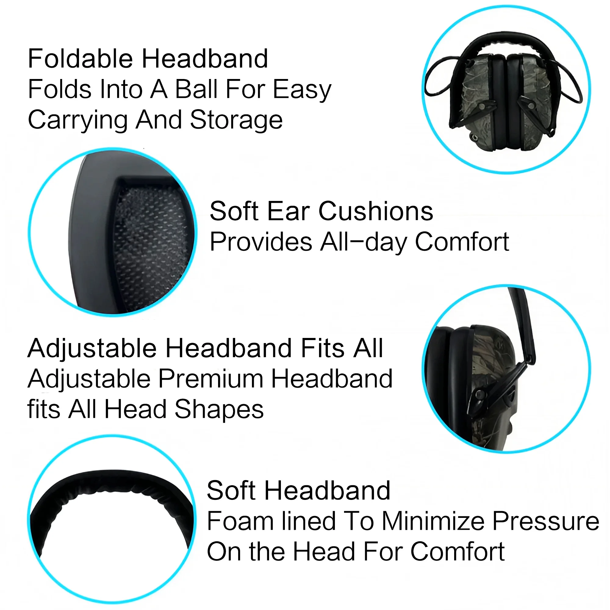Outdoor Tactical Electronic Ea - Earmuffs Foldable 评论和价格