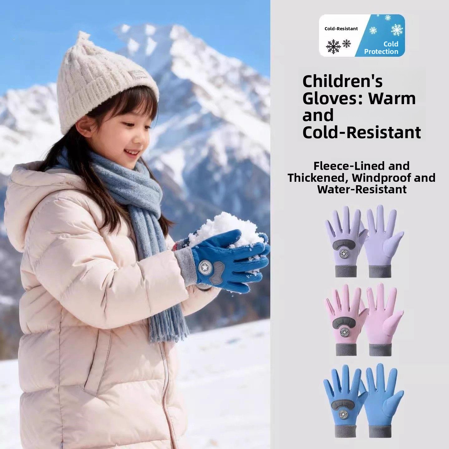 Children's Ski Gloves Winter W - Snow Glove Insulated 评论和价格