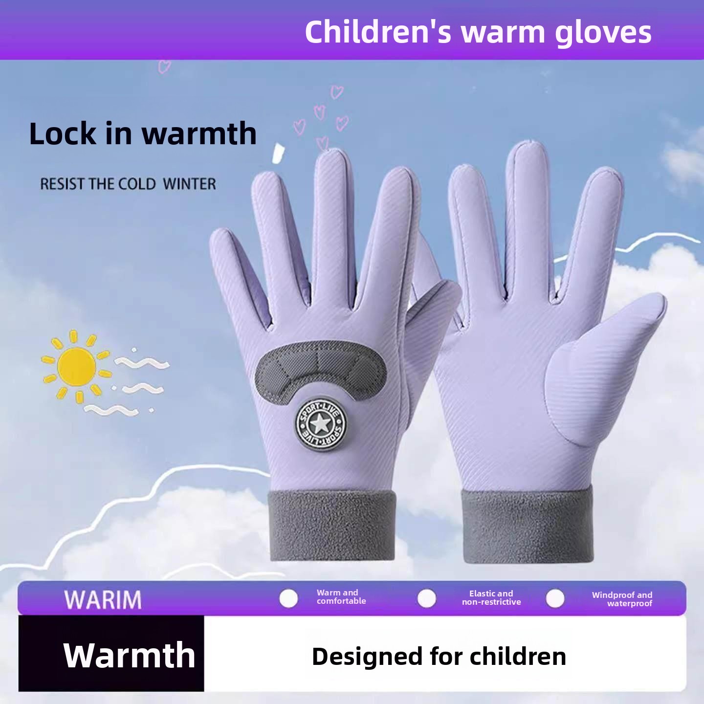 Children's Ski Gloves Winter W - Snow Glove Insulated 评论和价格