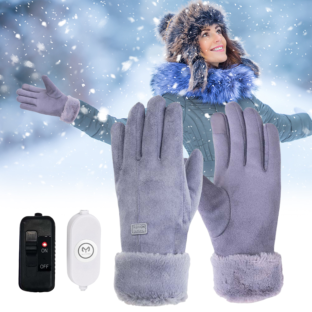 Electric Warm Gloves 3 Gear Ad - Touch Screen Gloves 评论和价格