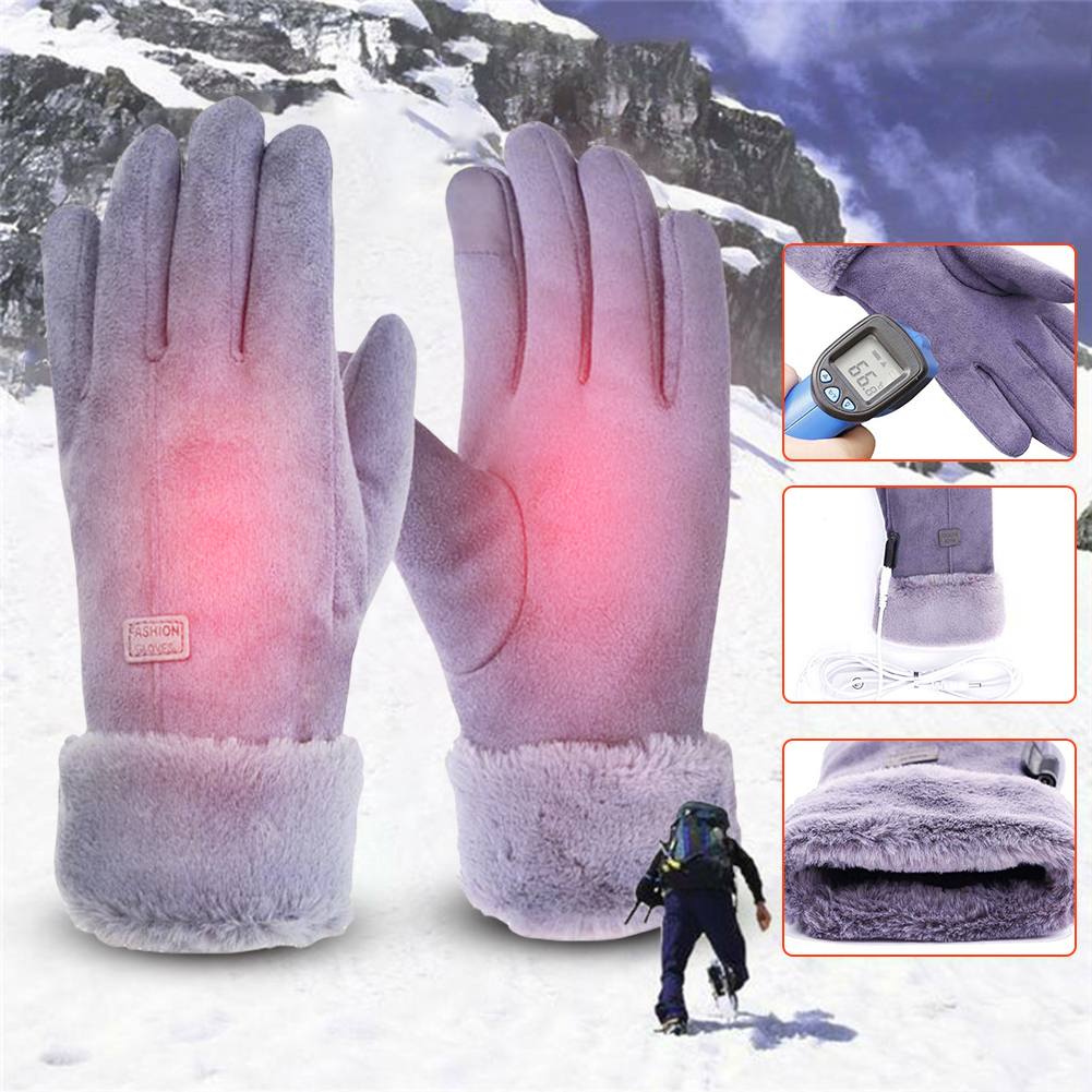 Electric Warm Gloves 3 Gear Ad - Touch Screen Gloves 评论和价格