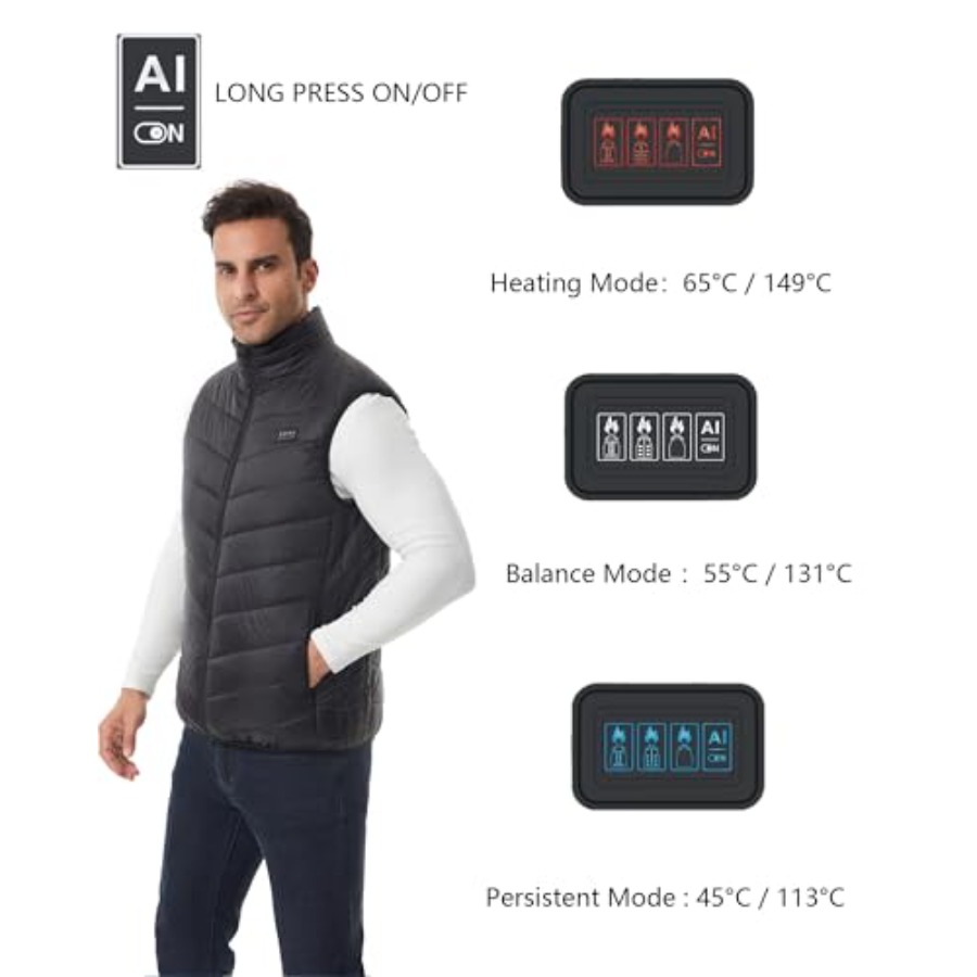 Heated Down Vest for and Wo wi - Heated Vest Battery 评论和价格