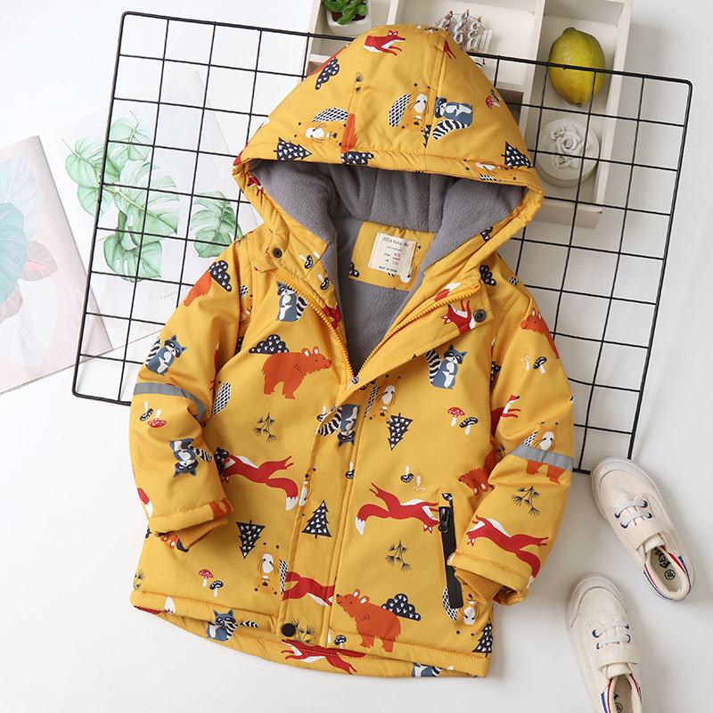 IYEAL Children's Coat Animals  - Flannel Shirt Lined 评论和价格