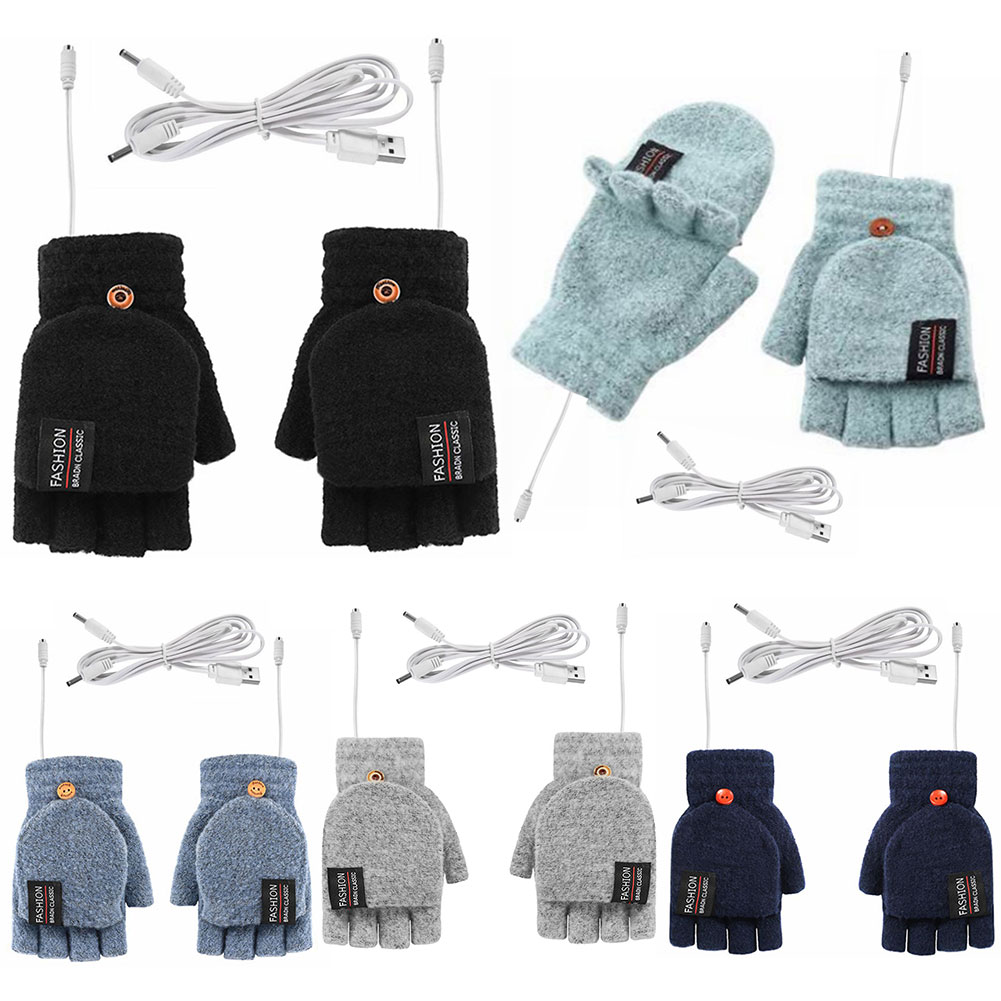 USB Electric Heated Gloves Adj - Hand Warmer Electric 评论和价格