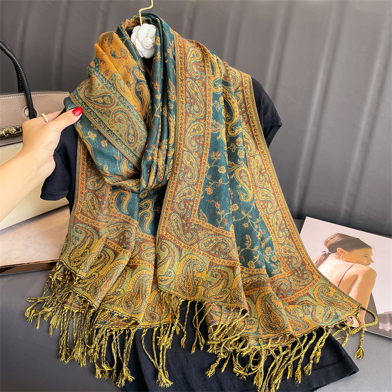 Tassel Blanket Design Thick Pa - Cashmere Pashmina Wrap 评论和价格