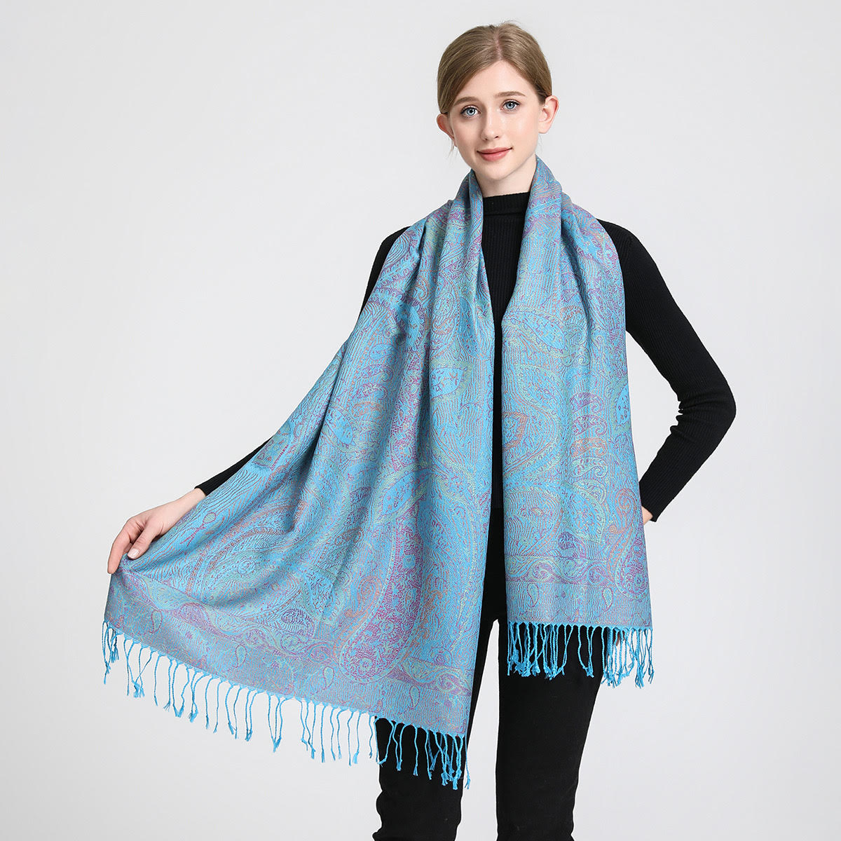 Tassel Blanket Design Thick Pa - Cashmere Pashmina Wrap 评论和价格