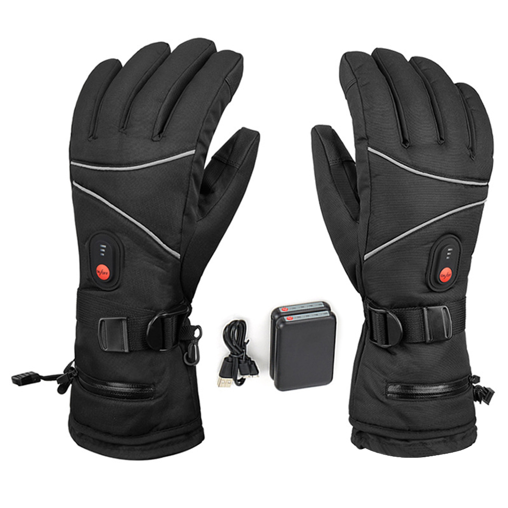 1 Pair Electric Heating Gloves - Touch Screen Gloves 评论和价格