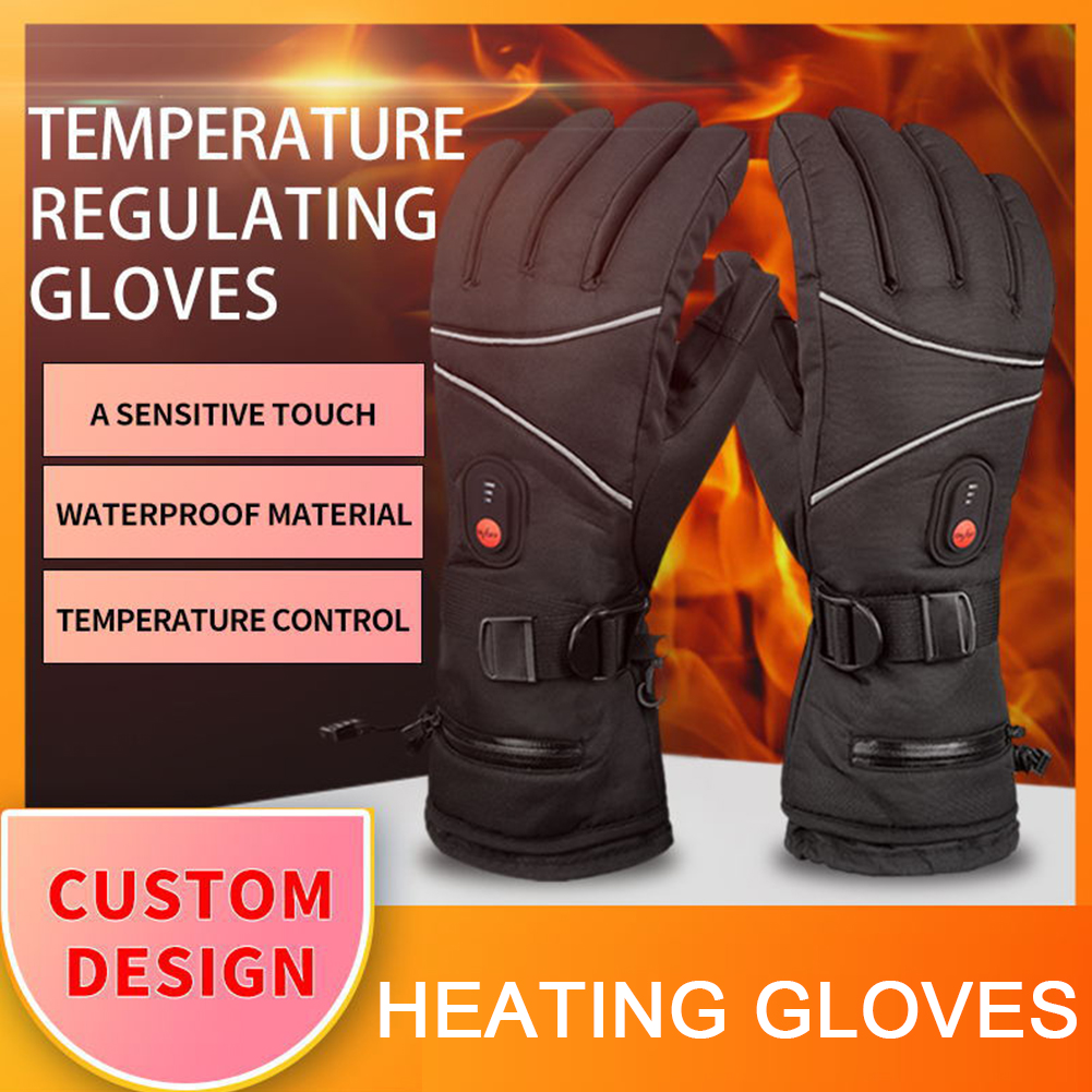 1 Pair Electric Heating Gloves - Touch Screen Gloves 评论和价格