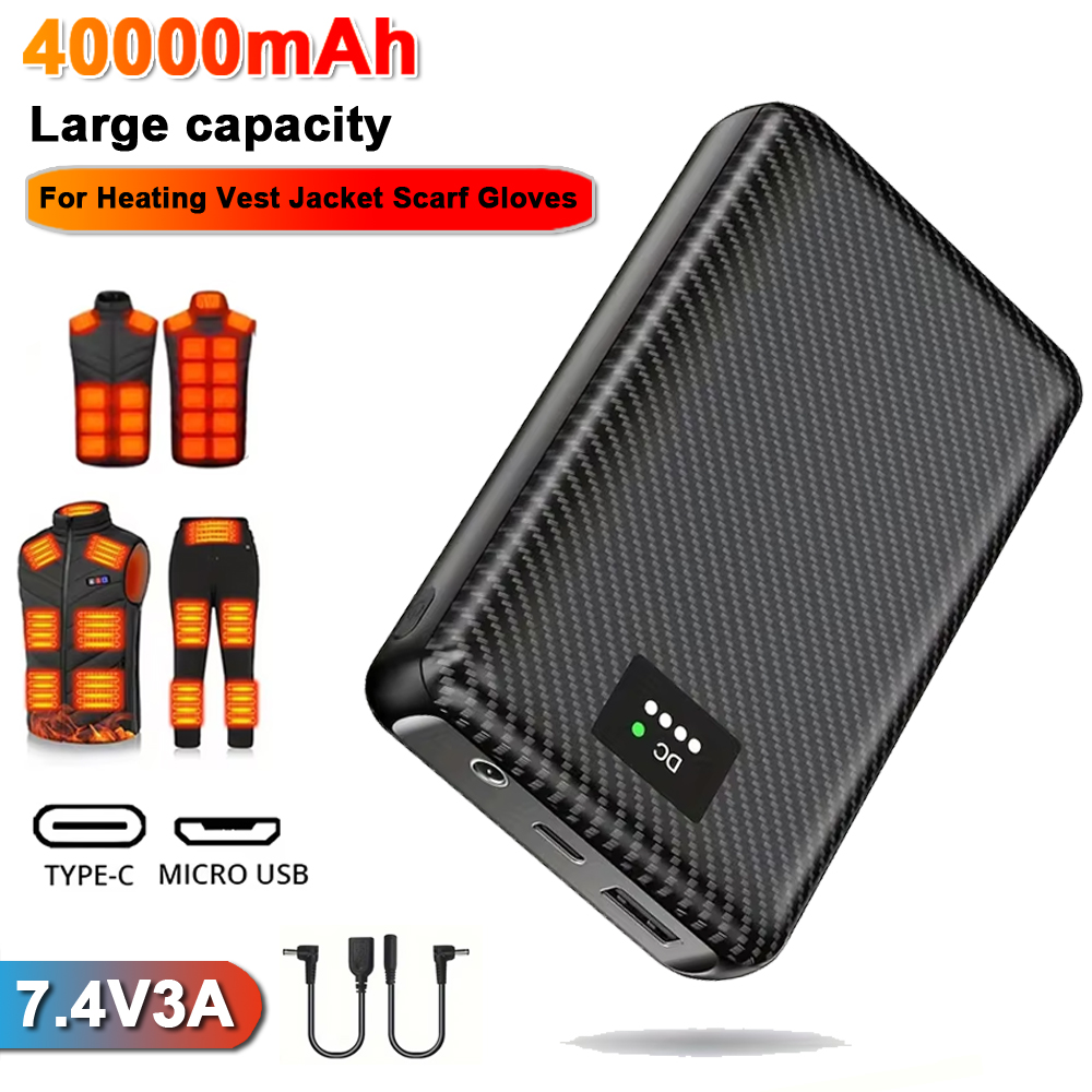 Ranwomen 30000/40000mAh Powerb - Heated Vest Battery 评论和价格
