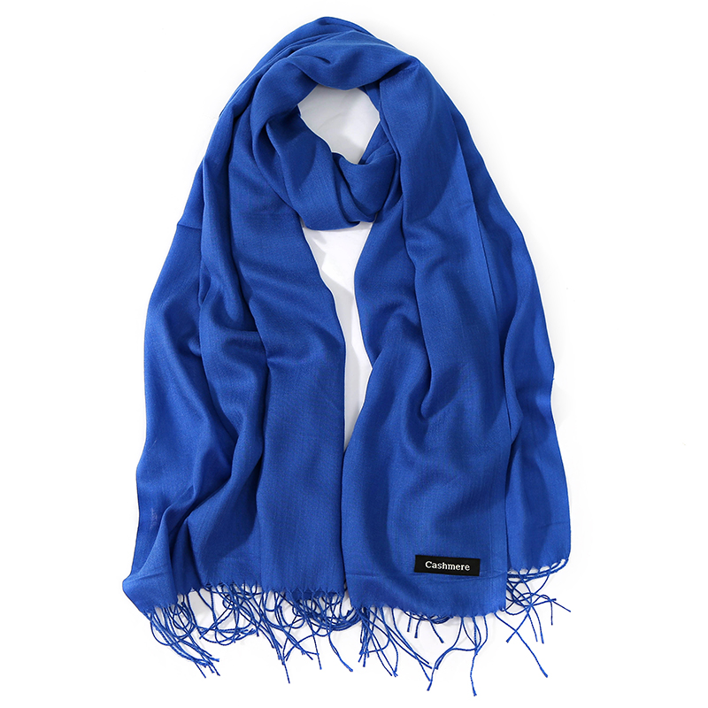 Fashion Solid Color 2020 Women - Cashmere Pashmina Wrap 评论和价格