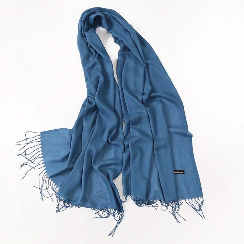 Fashion Solid Color 2020 Women - Cashmere Pashmina Wrap 评论和价格